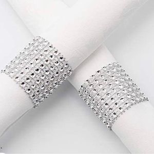 40 Rhinestone Napkin Ring Holders